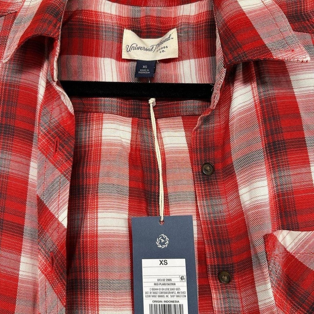 Red Flannel XS Oversized - Picture 3 of 4